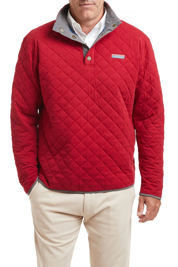Quilted Pull Overs Quarter ZipsJerseys By Castaway Clothing
