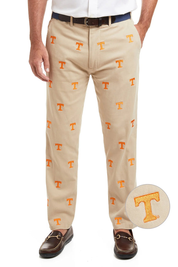 Men;s Embroidered collegiate Pants Tennessee