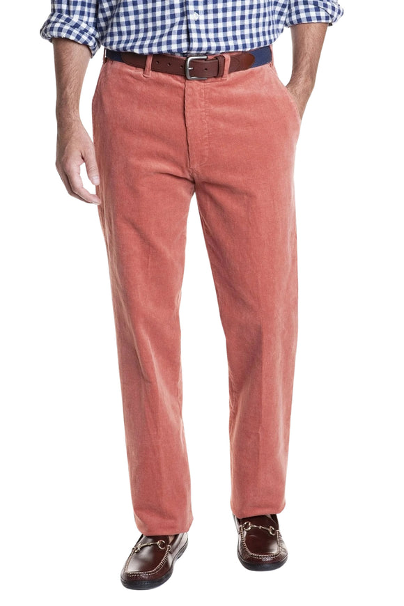 Men's Beachcomber Corduroy Pants by Castaway Clothing Nantucket Red