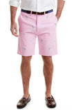 Men's Embroidered Cisco shorts, Martini and Shaker on Pink