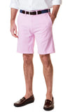 Mens Stretch Twill Shorts Solid Pink