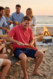 Men's Preppy Embroidered Shorts, Lobster on Navy