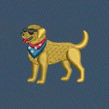 Men's cisco Embroidered shorts, Patriot Dog