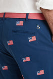 Men's Embroidered Pants  Spirit of 1776 on Navy