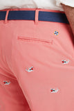 Men's Embroidered Cisco Shorts, Shark on Sunset