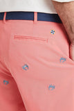 Men's Embroidered Cisco Shorts Crabs on Sunset