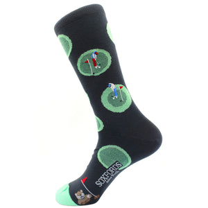 Men's Fun Socks by Soxfords Putting Around