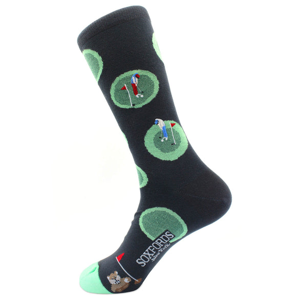 Men's Fun Socks by Soxfords Putting Around