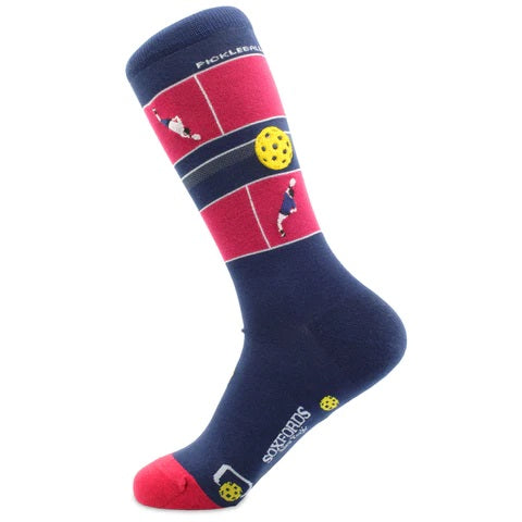 Men's Embroidered Socks by Soxford -Pickleball