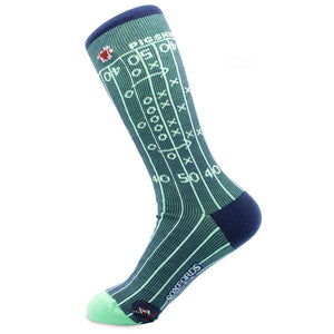 Men's Embroidered Socks by Soxfords-Pigskin