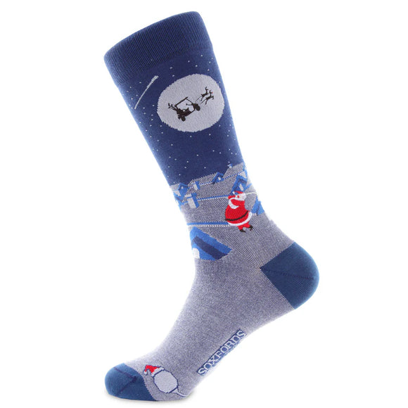 Men's Embroidered Socks by Soxfords- Secret Santa