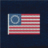 Men's Embroidered Pants  Spirit of 1776 on Navy