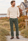 Beachcomber Corduroy Pan Olive t with Pheasant