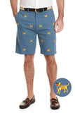 Men's cisco Embroidered shorts, Patriot Dog
