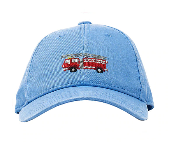 Fire Engine Cap Kid's Embroidered Baseball Cap Fire Engine on Lt Bluer – Cotuit Casuals