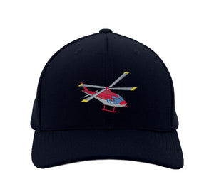 Kid's  Embroidered Baseball Cap Helicopter on \Navy