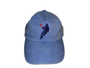 Lillie Designs Embroidered Baseball Hat - Lacrosse Player